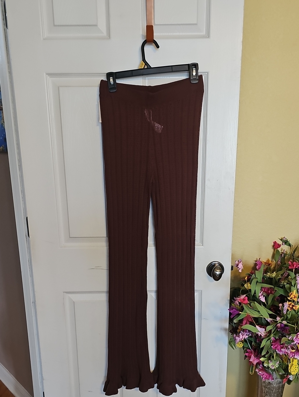 Zara Knit Brown Leggings.
